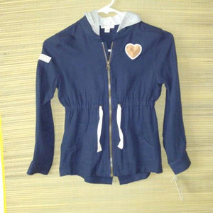 Colorful Planet Girl Zipper Hoodie Utility Jacket